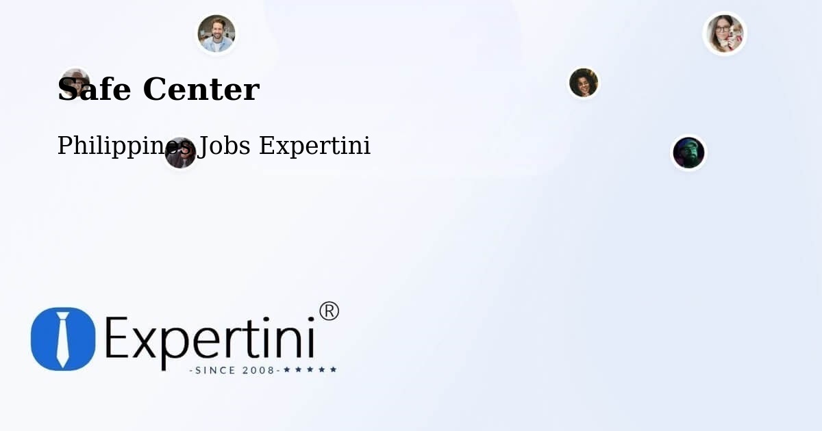 Safety Center – Dalipuga - Philippines Jobs Expertini